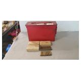 (1) Metal Ammo Box w/ (79) Rounds 5.56mm Blanks