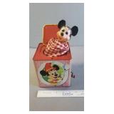 Vintage Mickey Mouse Jack In The Box