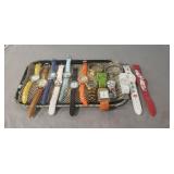 (14) Assorted Watches & (2) Watch Bands
