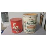(2) Vintage Tins