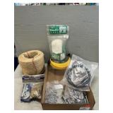 Box With Twine, Grommet Kit, Hardware, Visor