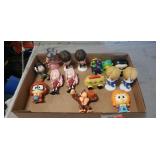 Tray Of Assorted Plastic Fast Food Toys