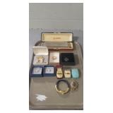Tray Of Assorted Jewelry & (1) Hohner Harmonica