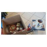 Box Lot Of Assorted Mickey Mouse Items & More