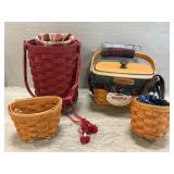(4) Longaberger Baskets