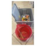 Box Lot Of Assorted Items Including (1) Plastic