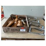 Box With Ford Mustang Taillight Bezels, Antique