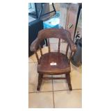 Wooden Childs Rolling Chair