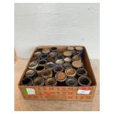 Box Lot Of (34) Antique Phonograph Cylinders