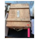 Pair Of Wooden Ammo Crates