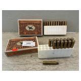 (20) Rounds .25-06 Ammo & Brass Shells