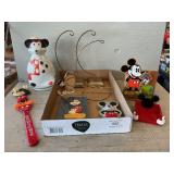 Box With Mickey Mouse Collectibles, Ornament