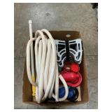 Box Lot With Hose, Sewer Hose Supports, Asst.