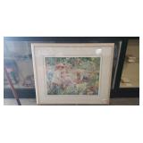 (1) Framed Print "My Two Loves" Signed & Numbered