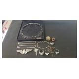 Tray Of Assorted Sterling Silver/925 Jewelry