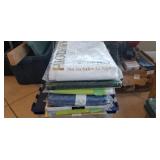 Box Lot Of (7) Assorted Table Cloths & More