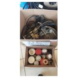 Box Lot Of Assorted Electric Power Tools & More