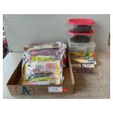 Box Lot Of Fishing Grubs