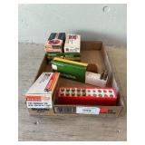 (14) Rounds .222 Ammo, Empty Brass Shells