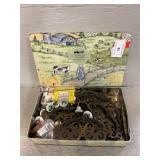 Tin Full Of Drawer Pulls, Cabinet Hardware