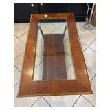 Glass Inlay Coffee Table