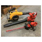 Electric Leaf Blowers & Hedgetrimmer