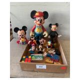 Box With Assorted Disney Toys & Figures