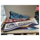 (8) Felt Souvenir/Sport Pennants