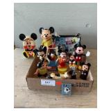 Box Of Assorted Mickey Mouse Toys, Small Purse