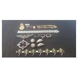 Tray Of Assorted Sterling Silver/925, Gold Filled