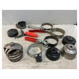 Box Of Oil Filter Maintenance Tools