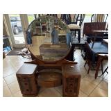 Art Deco Vanity w/ Seat