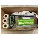 Food Saver Vacuum Sealer W/(4) Plastic Rolls