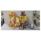 Tray Of Assorted Vintage Cameras & Accessories