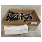 Pair Of GMC Sierra Black Emblems