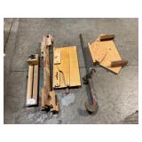 Assorted Woodworking  Jigs, Balance Beam Scale