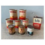 Vintage Cans  Of Automotive Products