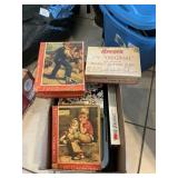 Box Lot Of Puzzles, Vintage Reeseï¿½s Box, Asst.