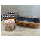 (3) Longaberger Baskets