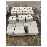 (29) 9"x9"x6" Wall Block Double Side Split Face