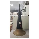 (1) Vintage Metal Phonograph Horn (36" Tall)