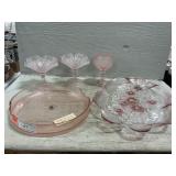Westmoreland & Assorted Pink Glassware