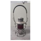(1) Adlake Kero Railroad Lantern w/ Red Glass
