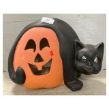 Ceramic Halloween Candle/Light Holder