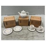Longaberger Miniature Tea Set Pieces