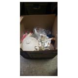 Box Lot Of Assorted Glassware & More