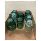 (8) Vintage Insulators