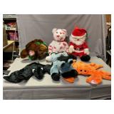 (6) Large Ty Beanie Babies