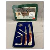 Remington Sportsman Series 3 Pc. knife Set In Tin