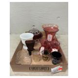 Pilgrim Cranberry Glass, Flash, Colored & Milk